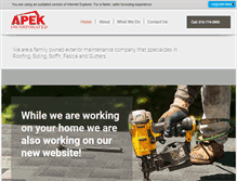 Tablet Screenshot of apekinc.com